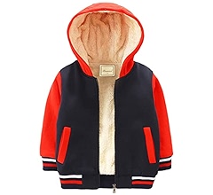 Bumeex Kids Boy's Girl's Sherpa Fleece Lined Jacket 2-14Y